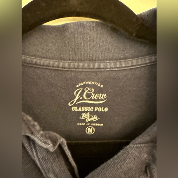 J Crew Polo Shirt Medium Navy - Picture 3 of 3